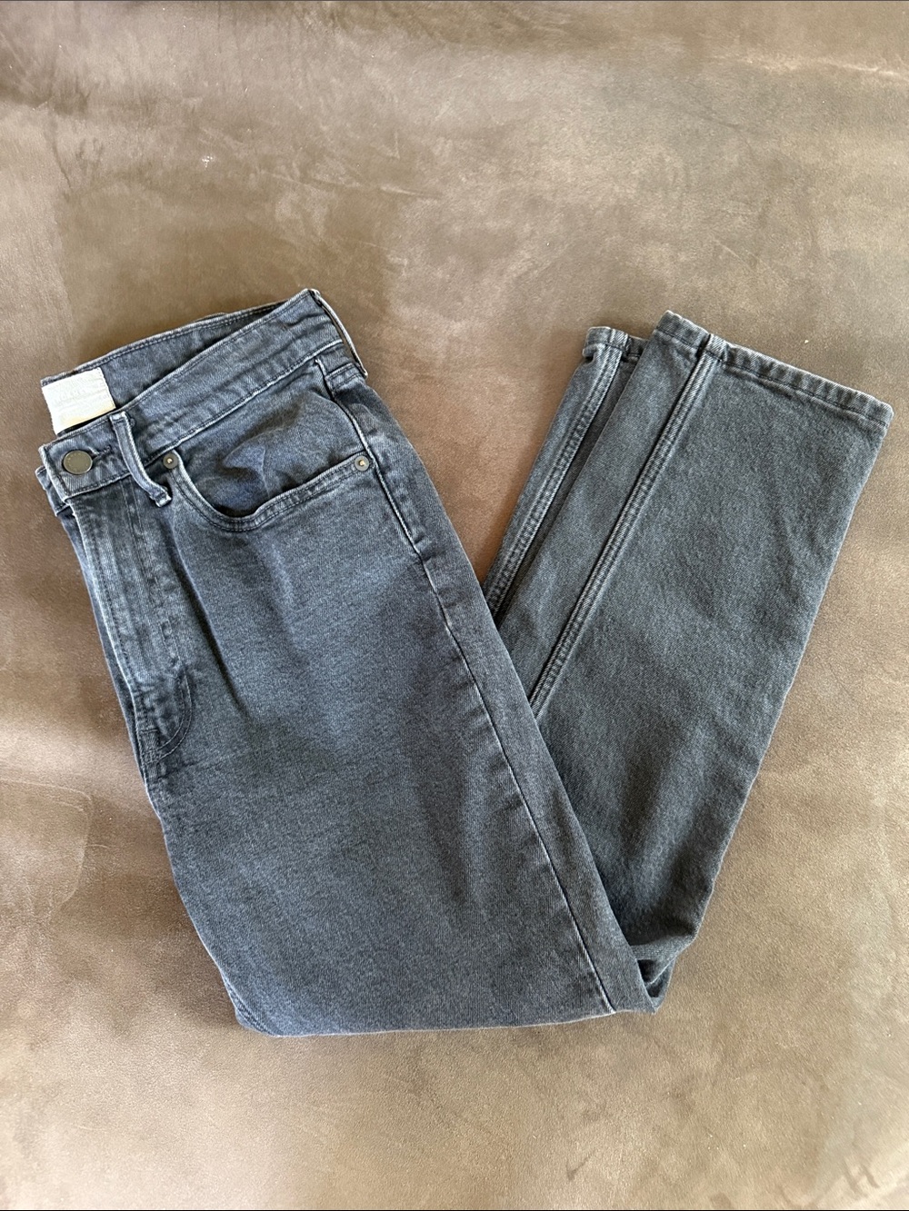 Everlane washed black cheeky Ankle Crop Jeans Sz 28
